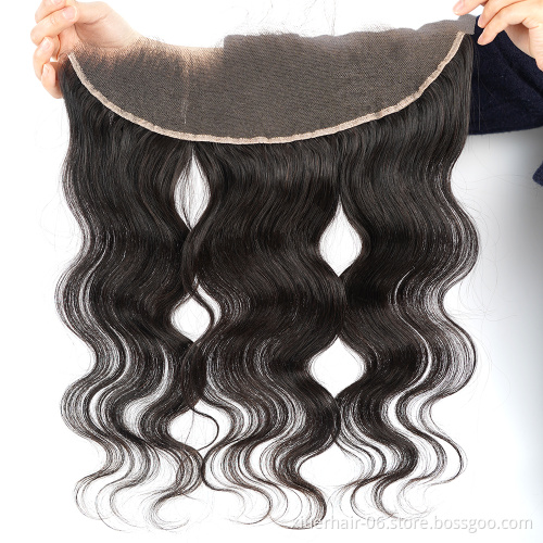 Cheap Brazilian Virgin Cuticle Aligned Frontal Closure Hair 4X4 2X6 5X5 13X4 13X6 360 Swiss Lace Closure And Frontal
